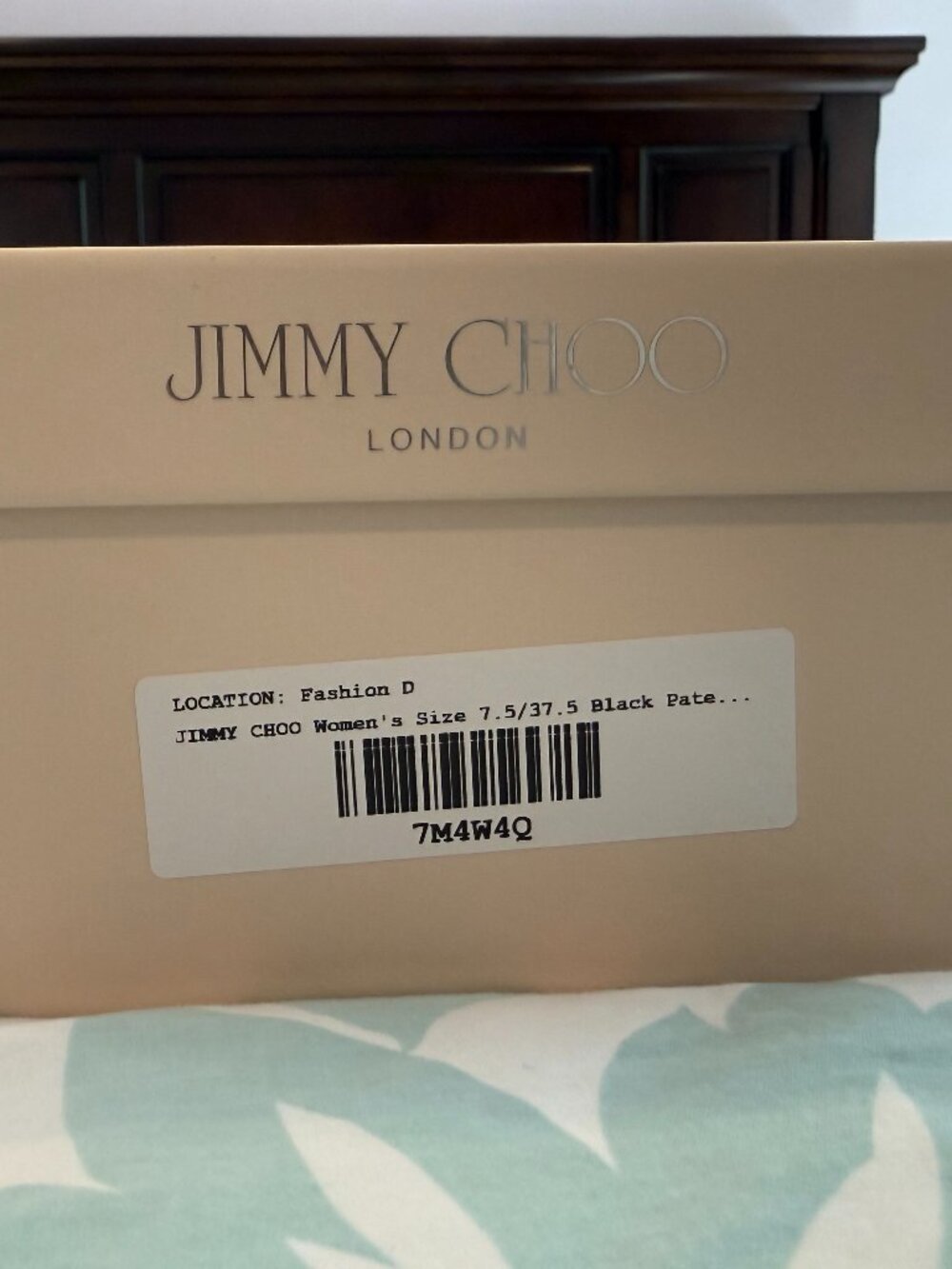 JImmy Choo Alina Pat Shoes Size 37.5 - Picture 9 of 9